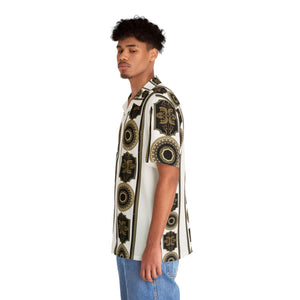 Golden Ancient Times Button Up