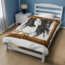 Goldie The Goddess Plush Blanket