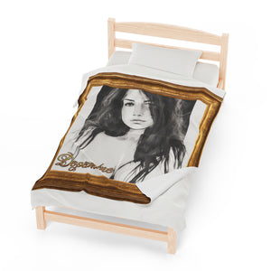 Goldie The Goddess Plush Blanket