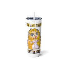 Goldie The Goddess Tumbler with Straw