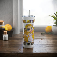 Goldie The Goddess Tumbler with Straw